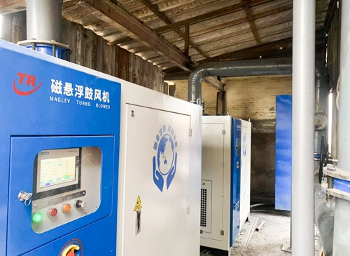 06磁懸浮鼓風(fēng)機-內(nèi)蒙古某水泥廠3
